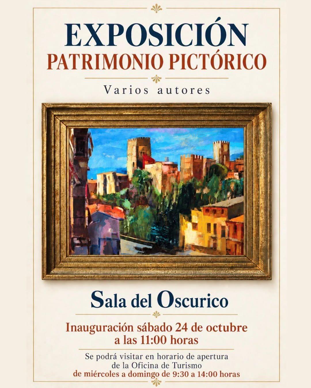 Grandes pinturas sobre Buñol podrán verse en la Sala del Oscurico desde este sábado