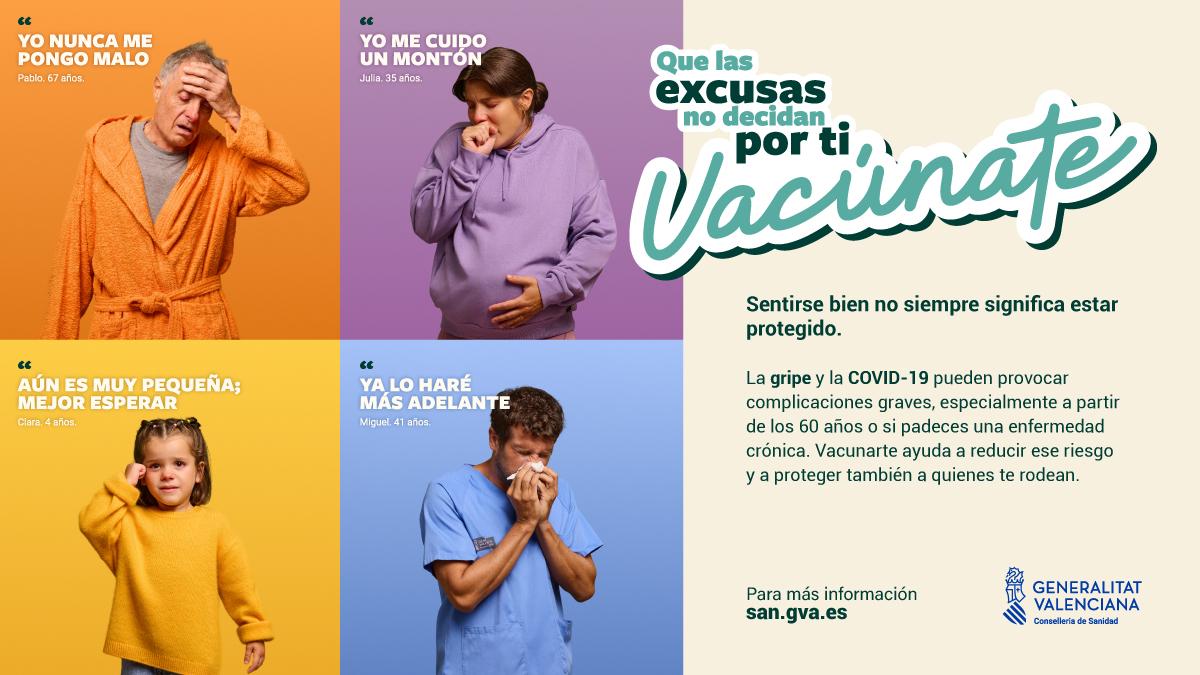 Sanidad conciencia sobre las ventajas de vacunarse frente a los virus respiratorios a través de una campaña de sensibilización