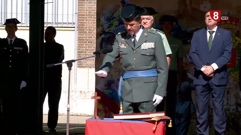 Gustavo Dorda, experto en Derecho, toma posesión como Jefe de la Guardia Civil en Valladolid