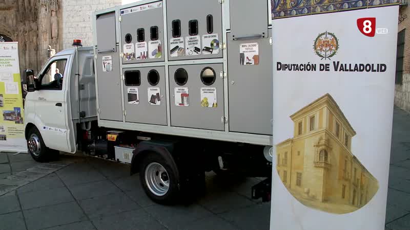 Dos camiones recorrerán la provincia de Valladolid llevando los puntos límpios a todos los pueblos