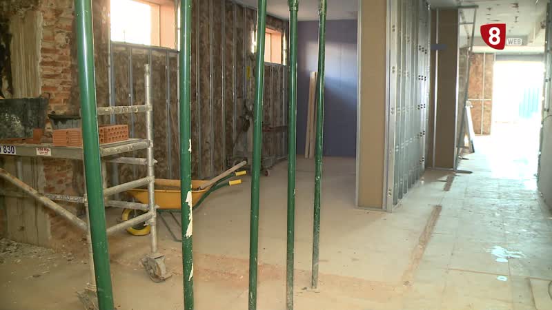 Las obras del Centro de Salud de Medina de Rioseco van a buen ritmo