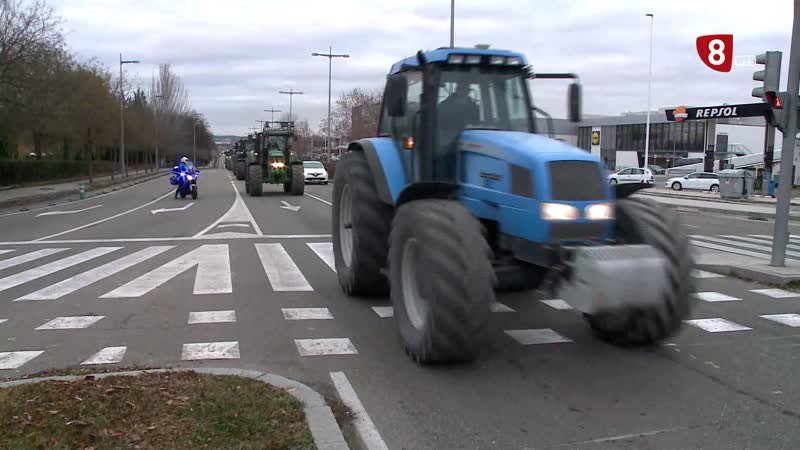 800 tractores protestarán contra Mercosur en las calles de Valladolid