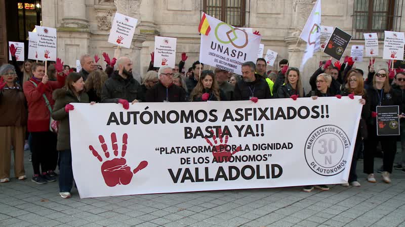 Los autónomos salen a la calle para pedir condiciones de trabajo justas