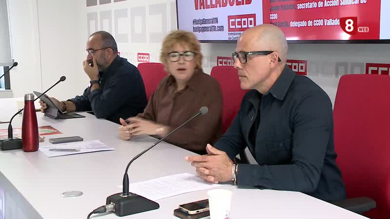 CC.OO. explica los motivos para secundar la huelga general del 11N