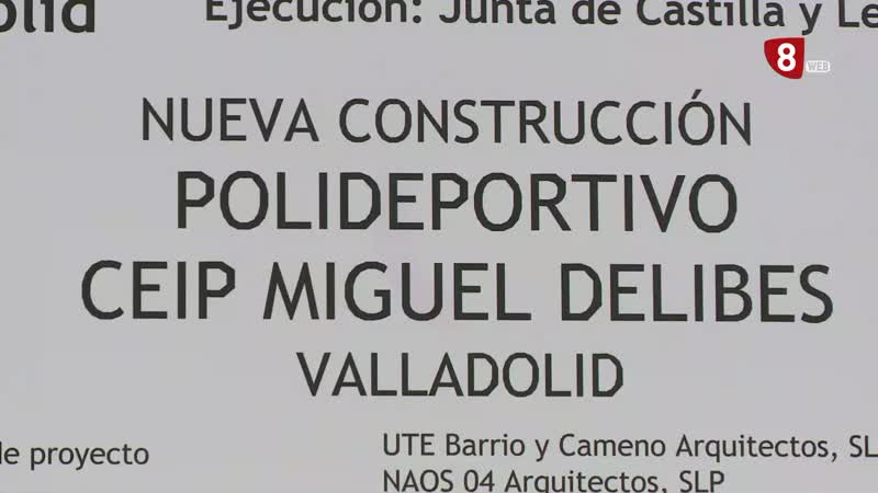COMIENZAN LAS OBRAS DEL POLIDEPORTIVO MIGUEL DELIBES 