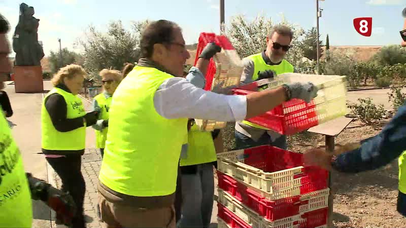 La Bodega Enima celebra una vendimia solidaria con personas sordociegas