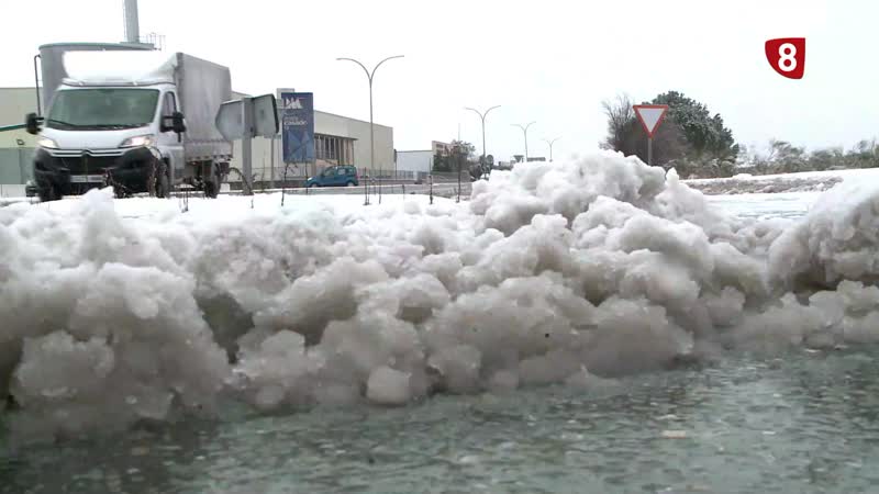 La nieve llega a Valladolid