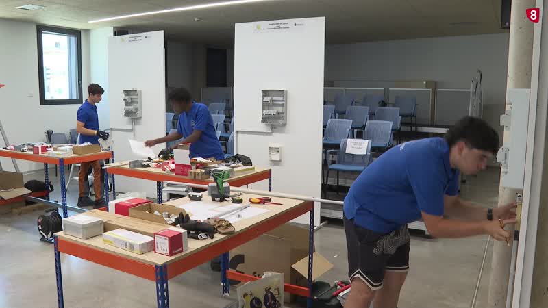Talento joven en el concurso de instaladores eléctricos