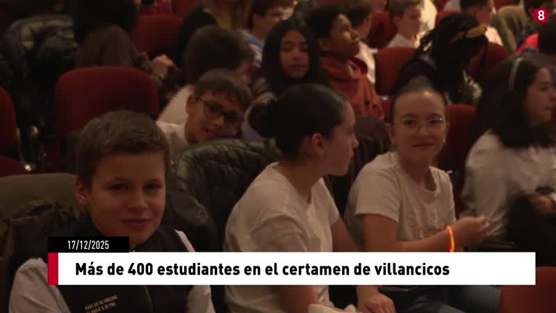 Más de 400 estudiantes en el certamen de villancicos