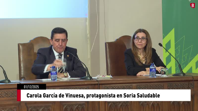 Carola García de Vinuesa, protagonista en Soria Saludable