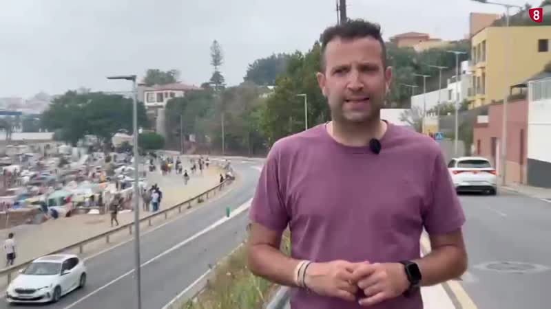 El senador Javier Jiménez asiste a la concentración de Ceuta