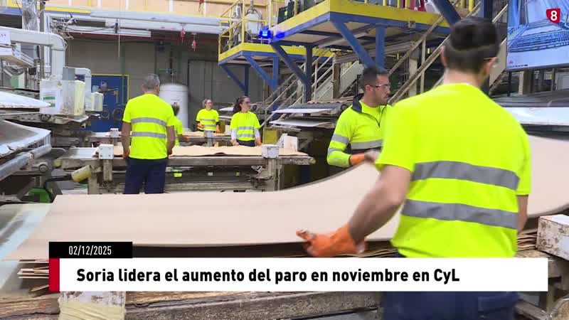 Soria lidera el aumento del paro en noviembre en CyL