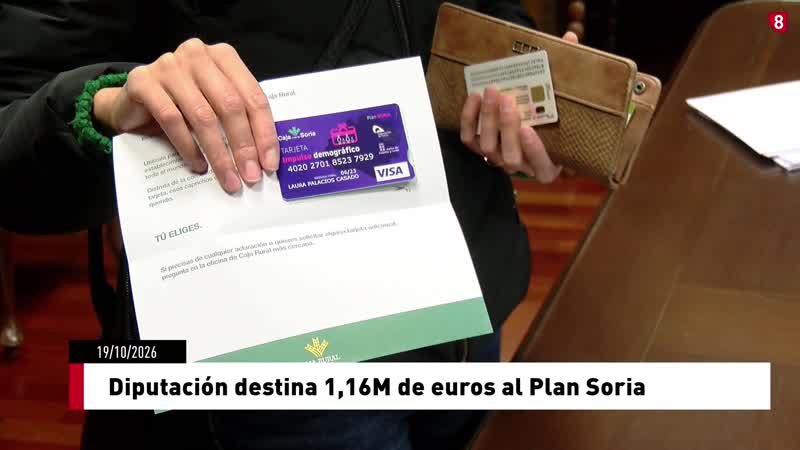 Diputación destina 1,16M de euros al Plan Soria