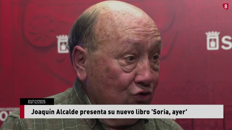 Joaquín Alcalde presenta su nuevo libro 'Soria, ayer'