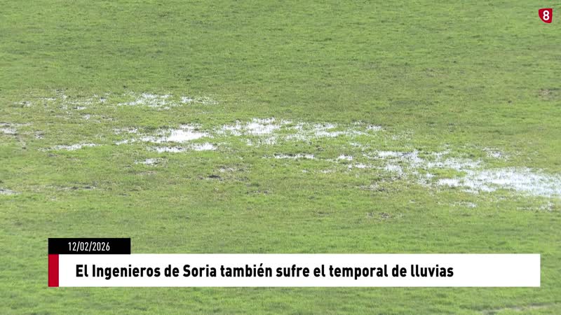 El Ingenieros de Soria sufre el temporal de lluvias