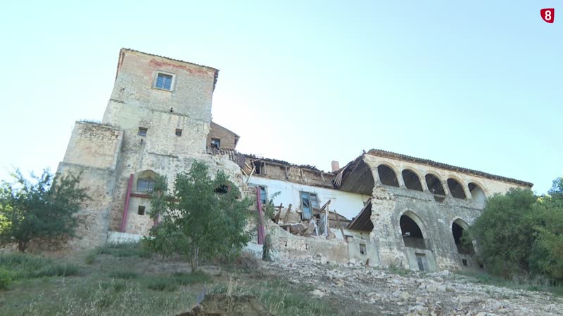 El Palacio de los Hurtado de Mendoza de Almazán sufre un nuevo derrumbe