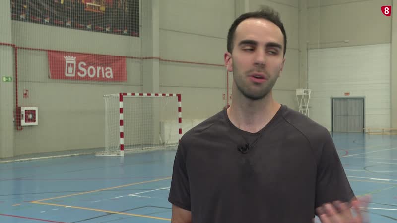 El capitán del Balonmano Soria, Fran García se prepara para una nueva temporada en Primera Nacional