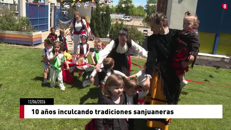 10 años inculcando tradiciones sanjuaneras a los más pequeños