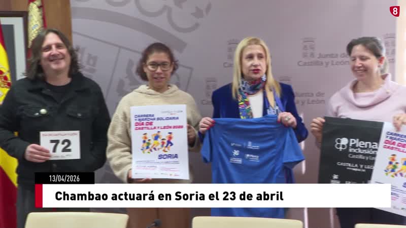 Chambao, en Soria el 23 de abril por el Día de Castilla y León