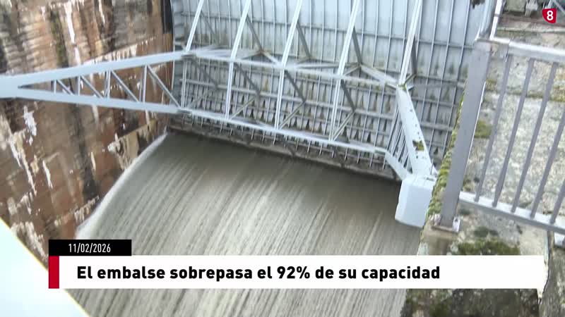El embalse de la Cuerda del Pozo sobrepasa el 92% de su capacidad