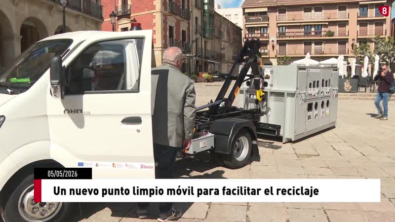 Un nuevo punto limpio móvil para facilitar el reciclaje