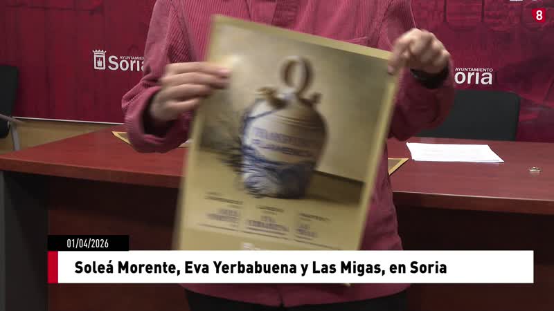 Soleá Morente, Eva Yerbabuena y Las Migas, en Soria