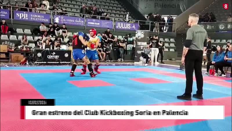 Gran estreno del Club Kickboxing Soria en Palencia