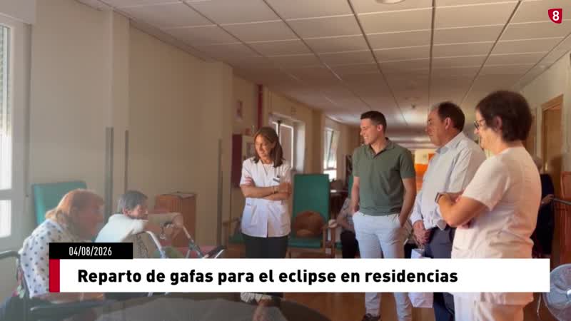 Reparto de gafas para el eclipse en residencias
