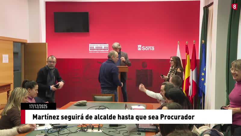 Martínez seguirá de alcalde hasta que sea Procurador