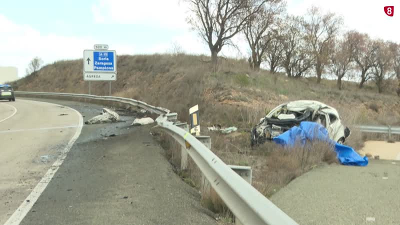 Una mujer fallecida en accidente de tráfico en la CL-101 en Ágreda