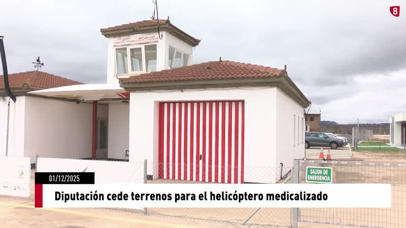  Diputación cede terrenos para el helicóptero medicalizado