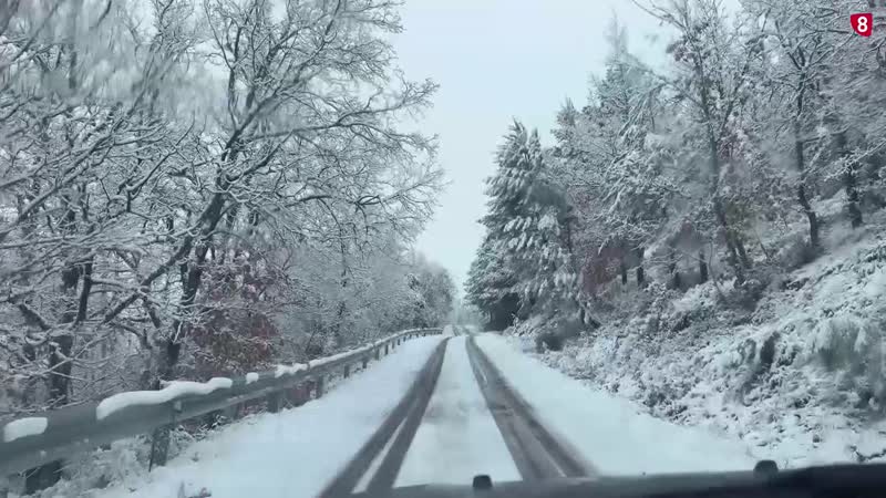 La borrasca Leonardo deja Soria cubierta de nieve