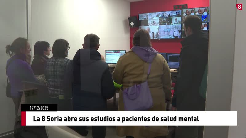 La 8 Soria abre sus estudios a pacientes de salud mental