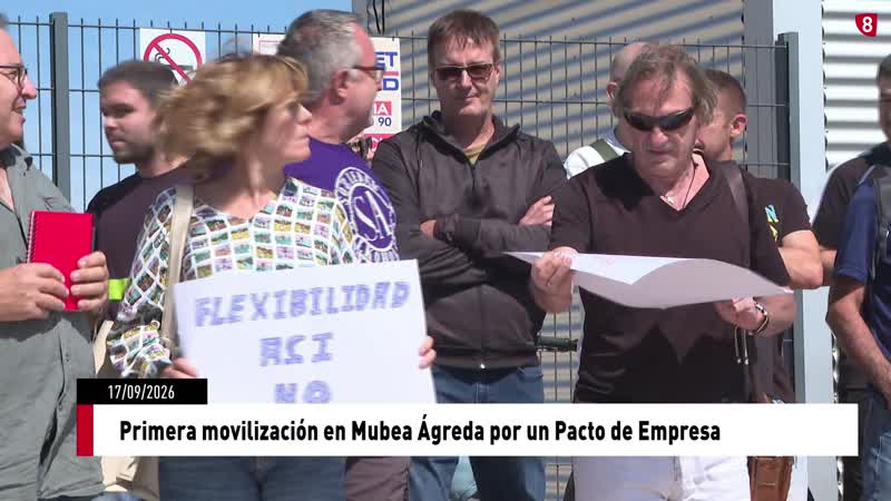 La plantilla de Mubea Ágreda se moviliza por un Pacto de Empresa