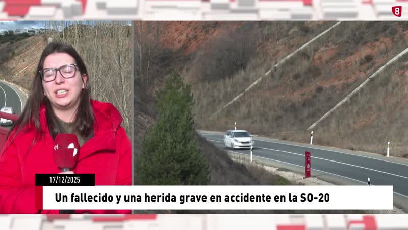 Un fallecido y una herida grave en accidente en la SO-20