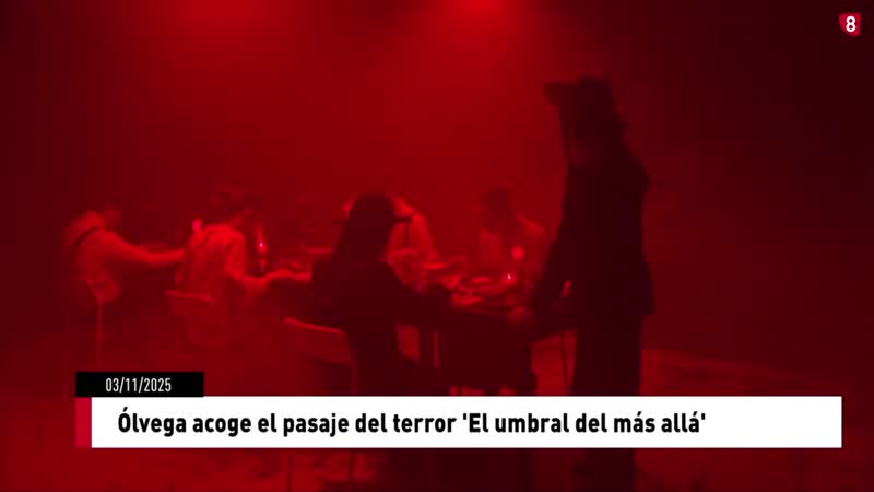 Ólvega acoge el pasaje del terror 'El umbral del más allá'