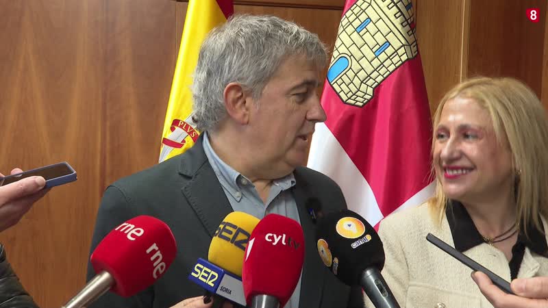 Primer encuentro entre el nuevo alcalde de Soria y la delegada de la Junta
