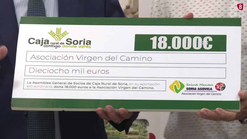 Caja Rural de Soria apoya la labor de Asovica-Fadess