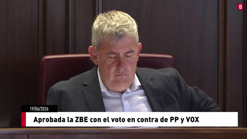 Aprobada la ZBE con el voto en contra de PP y VOX