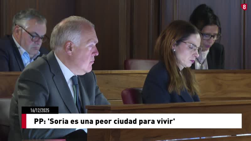 PP: 'Soria es una peor ciudad para vivir'