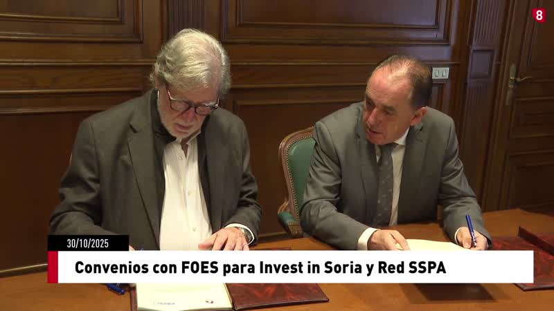Convenios con FOES para Invest in Soria y Red SSPA