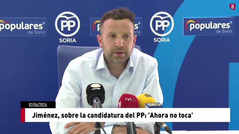 Jiménez, sobre la candidatura del PP: 'Ahora no toca'