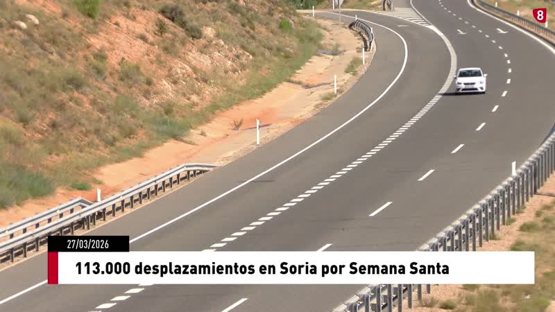 113.000 desplazamientos en Soria por Semana Santa