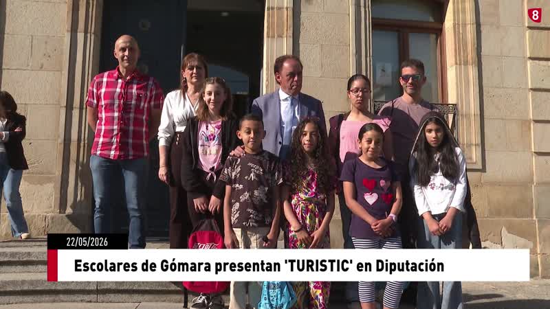 Escolares de Gómara presentan 'TURISTIC' en Diputación