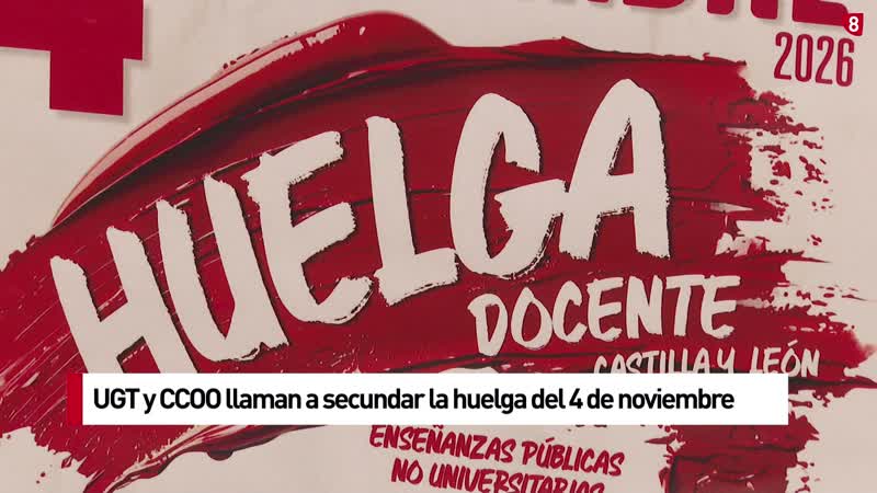 UGT y CCOO llaman a secundar la huelga del 4 de noviembre