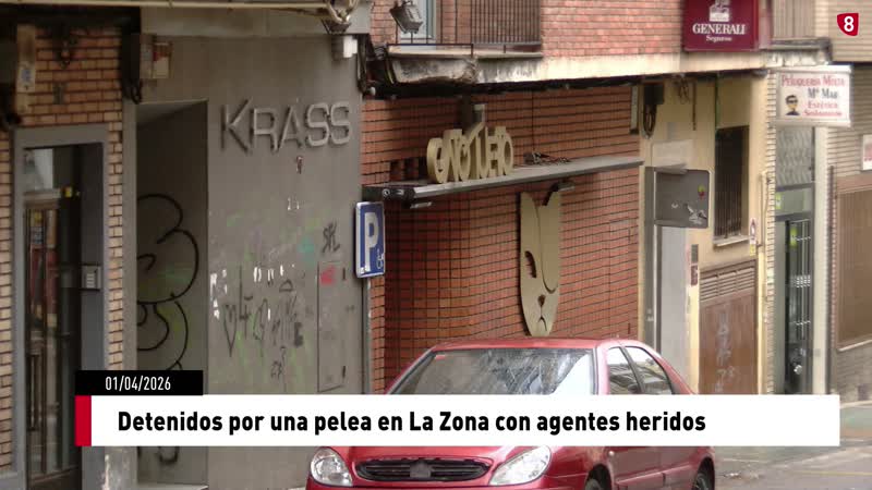 Detenidos por una pelea en La Zona con agentes heridos