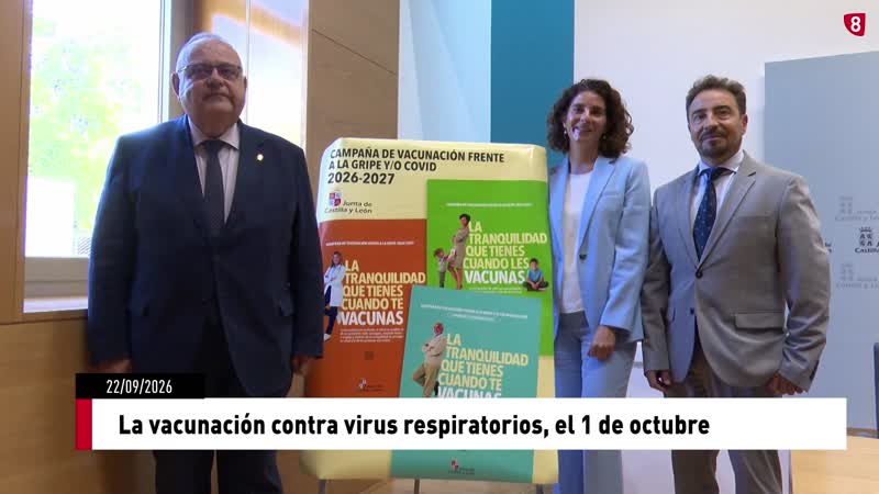 La vacunación contra virus respiratorios, el 1 de octubre