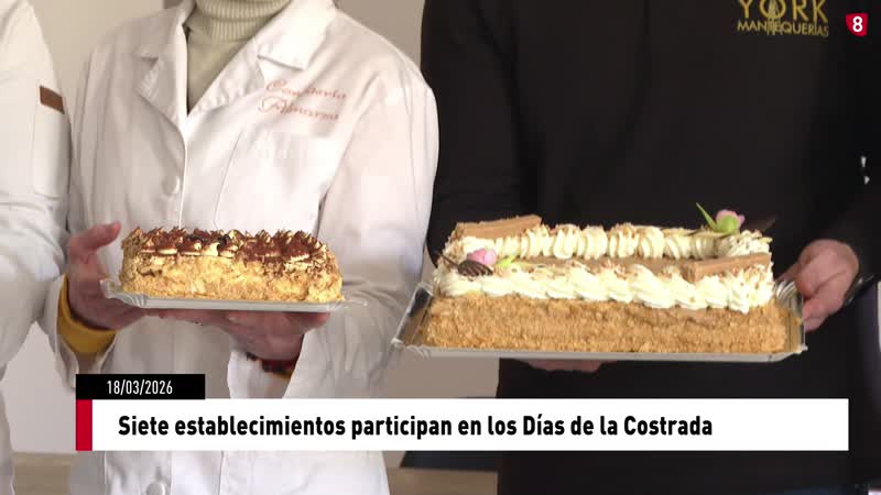 Siete establecimientos participan en los Días de la Costrada