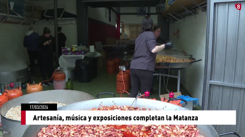 Artesanía, música y exposiciones completan la Matanza de Arcos de Jalón