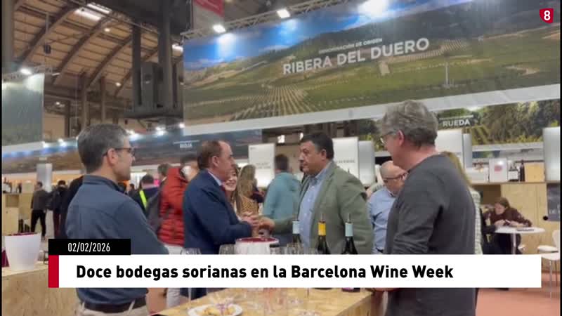 Doce bodegas sorianas en la Barcelona Wine Week